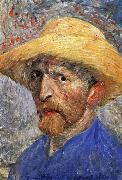 Vincent Van Gogh Self-Portrait in a Straw Hat china oil painting artist